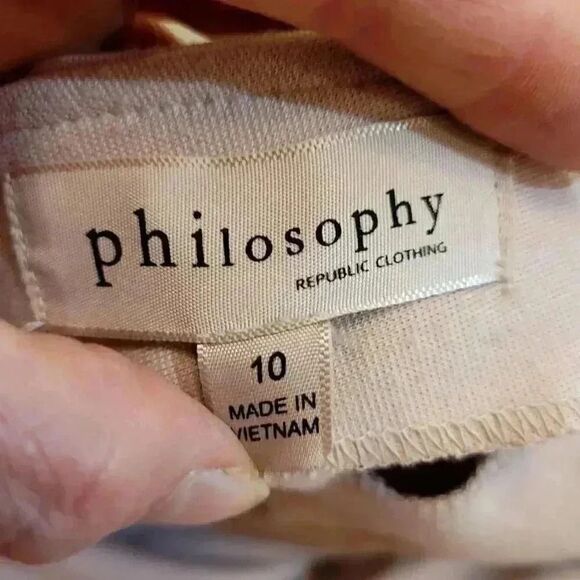 Philosophy Women's Pink Poly/Rayon/Spandex Knit Pencil Straight Skirt - Picture 8 of 11